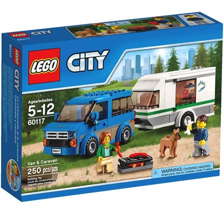 Конструктор LEGO "Микроавтобус и фургон" 60117