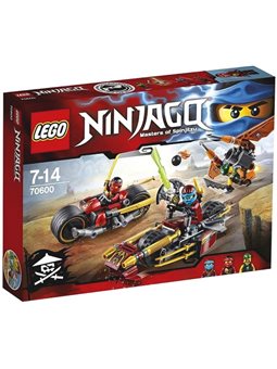 Конструктор LEGO Ninjago "Погоня на ниндзяциклах" 70600