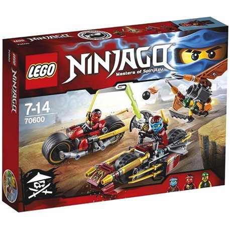 Конструктор LEGO Ninjago "Погоня на ниндзяциклах" 70600