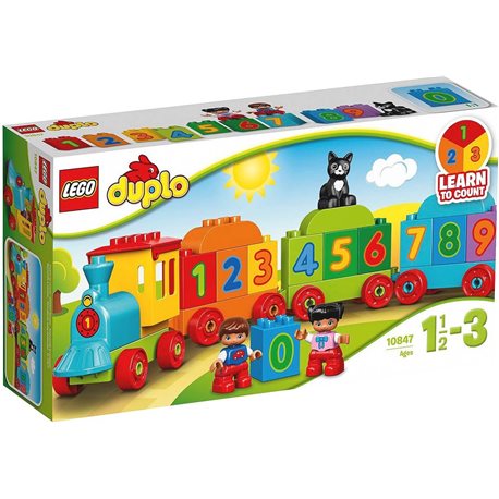 Конструктор LEGO "Поезд с цифрами" 10847