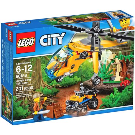 Конструктор LEGO "Джунгли: грузовой вертолет" 60158