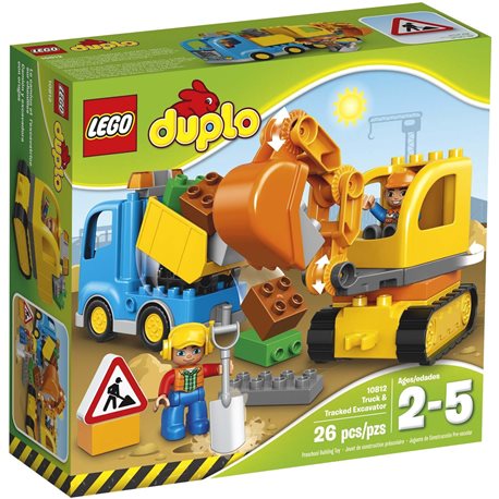 Конструктор LEGO "Вантажівка та гусеничний екскаватор" 10812