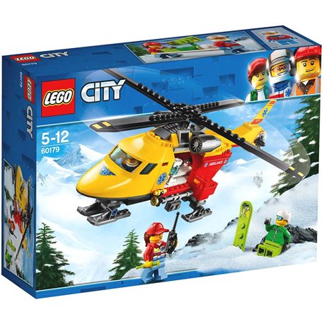 Конструктор Lego "Гелікоптер швидкої допомоги" 60179