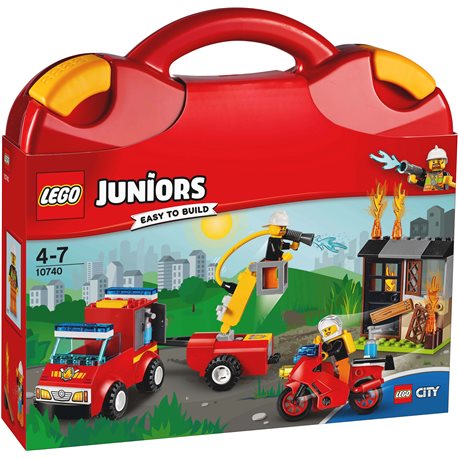 Конструктор LEGO Juniors Набір «Пожежний патруль» у валізці 10740