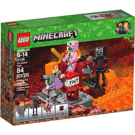 Конструктор LEGO Minecraft Битва в Нижнем мире 21139