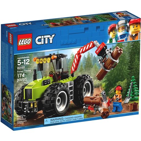 Конструктор LEGO City Лесоповальный трактор 60181