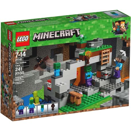 Конструктор LEGO Minecraft Печера зомбі 21141