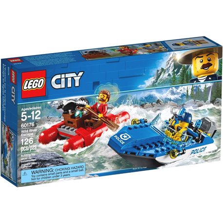 Конструктор LEGO City Втеча бурхливою рікою 60176
