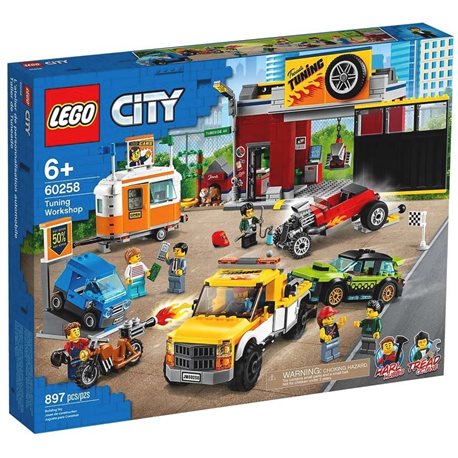 Конструктор LEGO® "Мастерская тюнинга" 60258 City