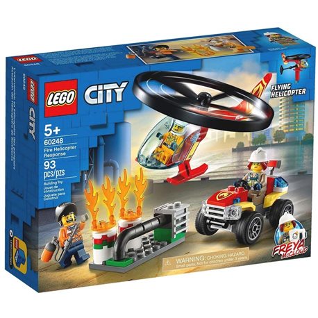 Конструктор LEGO® "Пожарный отряд на вертолете" 60248 City