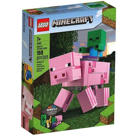 Конструктор LEGO® "Свиня і малюк-зомбі" 21157 Minecraft