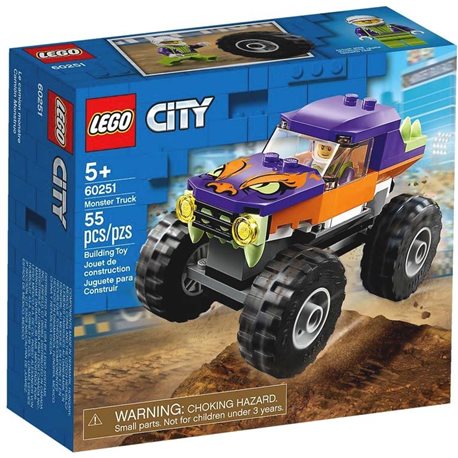 Конструктор LEGO® "Грузовик-монстр" 60251 City