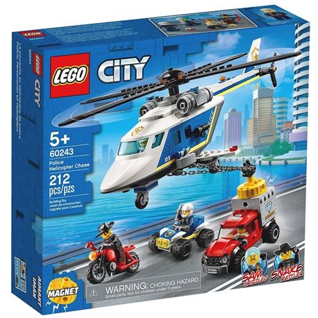 LEGO® City Поліція · Погоня на поліцейському гелікоптері · 60243