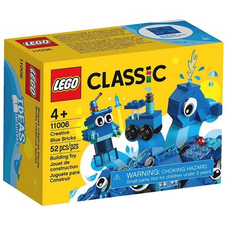 LEGO® Classic Класика · Сині кубики для творчості · 11006