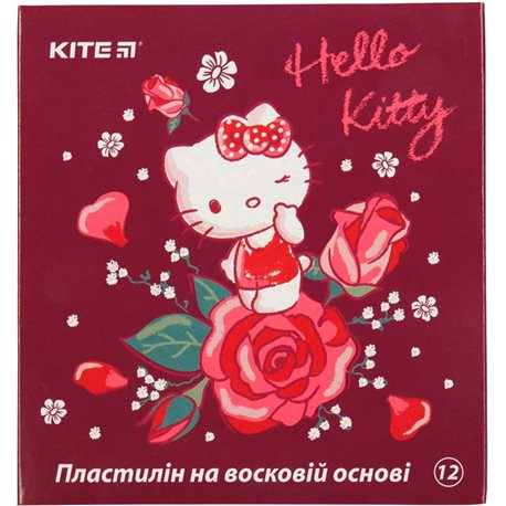 Пластилин восковой Kite Hello Kitty HK19-1086, 12 цветов, 240 г