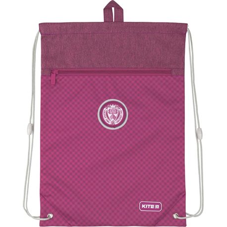 Сумка для обуви с карманом Kite Education College Line pink K20-601M-3