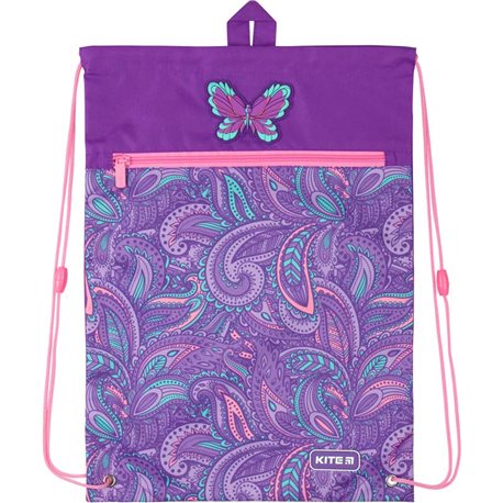 Сумка для обуви с карманом Kite Education Flowery K20-601M-23