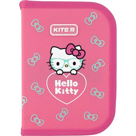 Пенал без наполнения Kite Education Hello Kitty HK20-622, 1 отделение, 2 отворота
