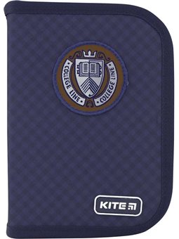 Пенал без наполнения Kite Education College line K20-622-2, 1 отделение, 2 отворота