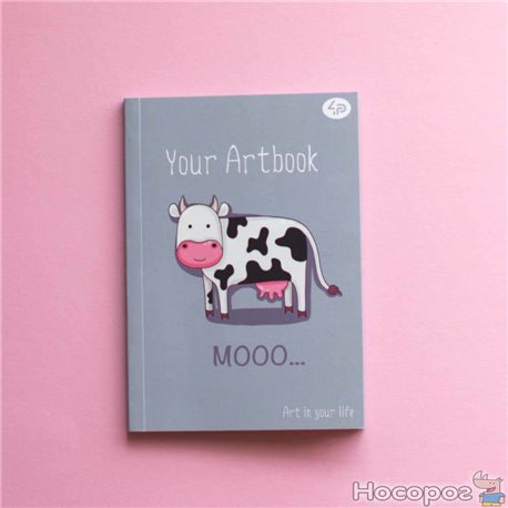 Блокнот TM Profiplan "Artbook" cow, A5
