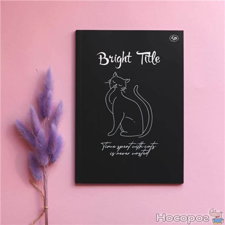 Блокнот TM Profiplan "Bright Title note", cat, А5