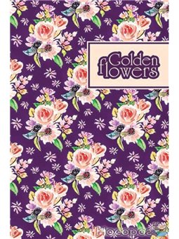 Блокнот TM Profiplan "Golden Flowers" purple, A5