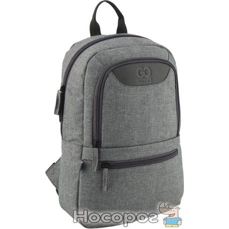 Рюкзак для города GoPack Сity унисекс 320 г 37 х 24 х 9 см 10 л Серый (GO20-119S-1)