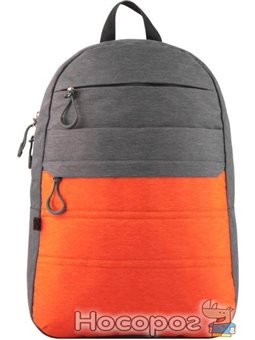 Рюкзак школьный GoPack 118 City GO20-118L-3 Серо-оранжевый
