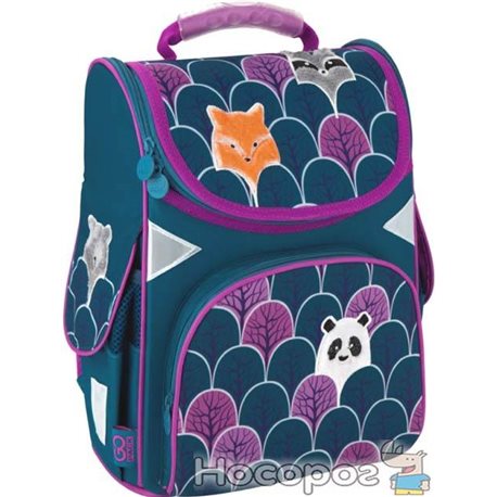 Рюкзак шкільний каркасний GoPack Education для дівчаток 900 34x26x13 11 л Magic forest (GO20-5001S-4)