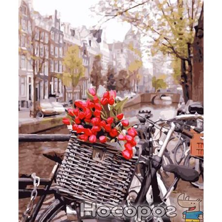 Картина по номерам Brushme 'Доставка тюльпанов в амстердаме' [GX29265]