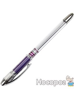 Ручка масляна кулькова Hiper MaxWriter Silver 2500 м 0,7 мм фіолетова (10) №HO-338