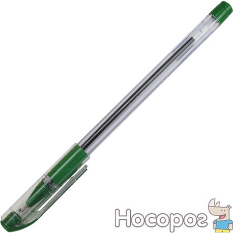 Ручка масляна кулькова "Hiper" Ace 0,7 мм зелена (50) (250) №HO-515
