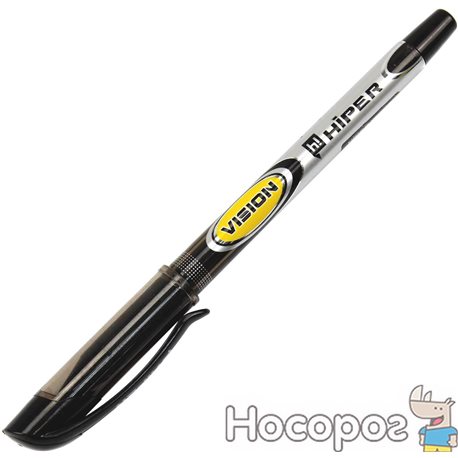 Ручка гелева "Hiper" Vision 0,6 мм чорна (10) (100) (1000) №HG-155