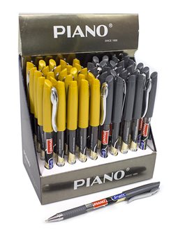 Ручка PIANO CLASSIC PT-277 масляна, синя (50)