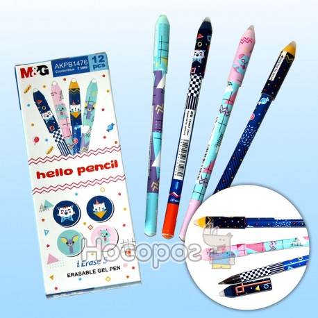 Ручка пиши-стирай AKPB1476 синя Hello Pencil