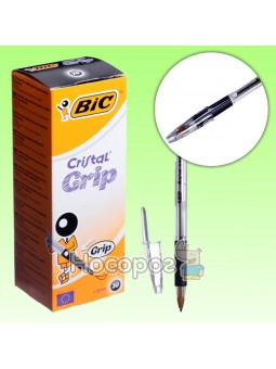 Ручка шариковая BIC Кристал Грип черная 889984