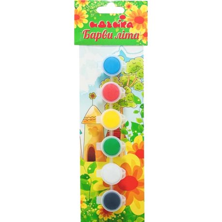 Акрилові фарби - Фарби літа (6 кольорів)