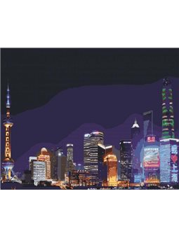 Картины по номерам - Ночной Шанхай (КНО3507)