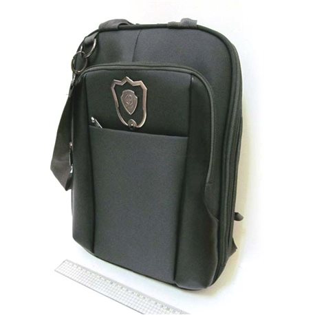 3902-В Рюкзак-сумка для ноутбука орг 38*30*5см, черн.