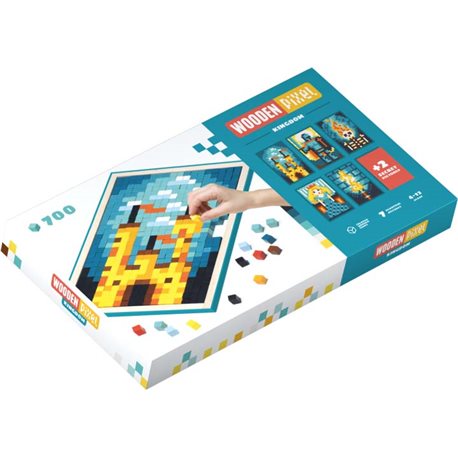 Пиксельная мозаика Левеня Wooden pixel 8 Королевство 700 деталей (4823056514941)