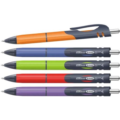Ручка шариковая Tenfon автоматическая, 0,7 мм, цвет синий B-5302
