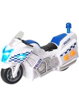 Машинка Teamsterz Полицейский мотоцикл с эффектами (1416563) (10-552107)