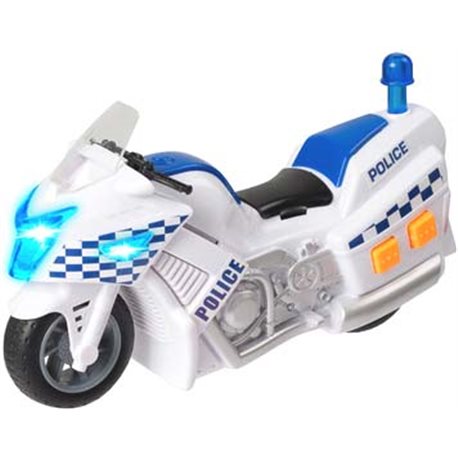 Машинка Teamsterz Полицейский мотоцикл с эффектами (1416563) (10-552107)