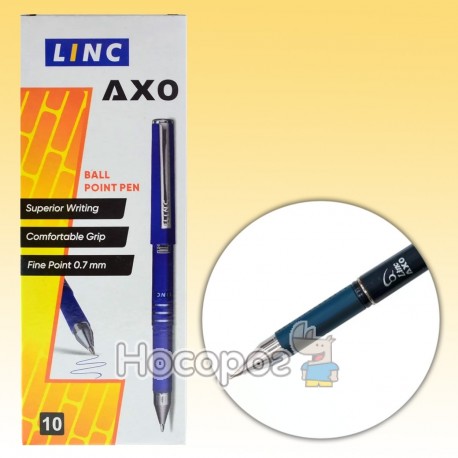 Ручка Linс AXO Roller шариковая синяя 410975