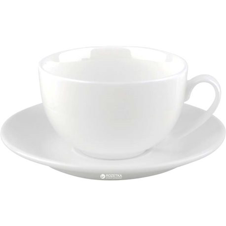 Чашка с блюдцем для чая Wilmax 250 мл (WL-993000)
