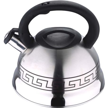 Чайник зі свистком Wellberg Whistling з нержавіючої сталі 2.7 л (WB-6243)