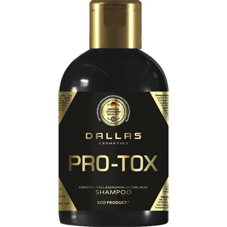 Шампунь для відновлення структури волосся Dallas Hair Pro-tox з колагеном і гіалуронової кислотою 1 л (4260637723314)