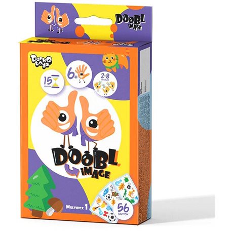 Настольная развлекательная игра Doobl Image "мини укр (32) DBI-02-01U, 02U, 03U, 04U"
