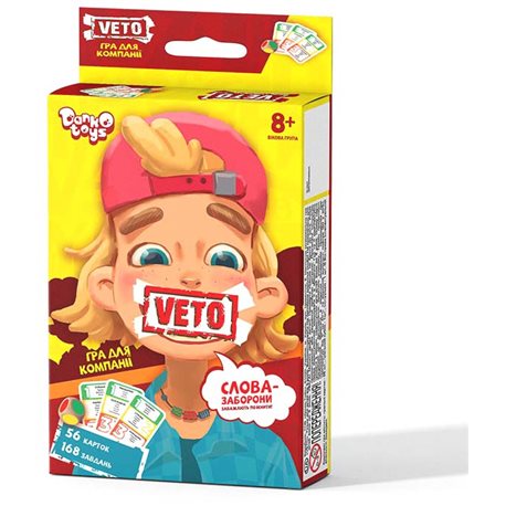 Настольная развлекательная игра VETO "мини укр (32) VETO-02-01U"