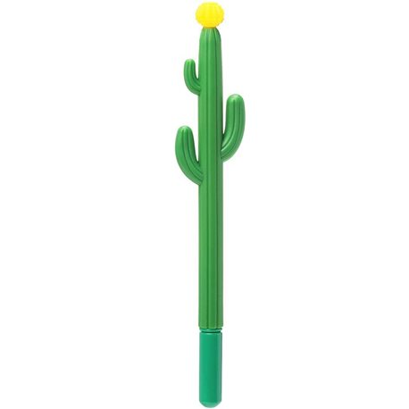 Ручка YES шарико-масляная «Blooming Cactus», 0,8мм, синяя (412032) [5056137170890]